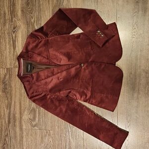 Women's Burgundy Blazer